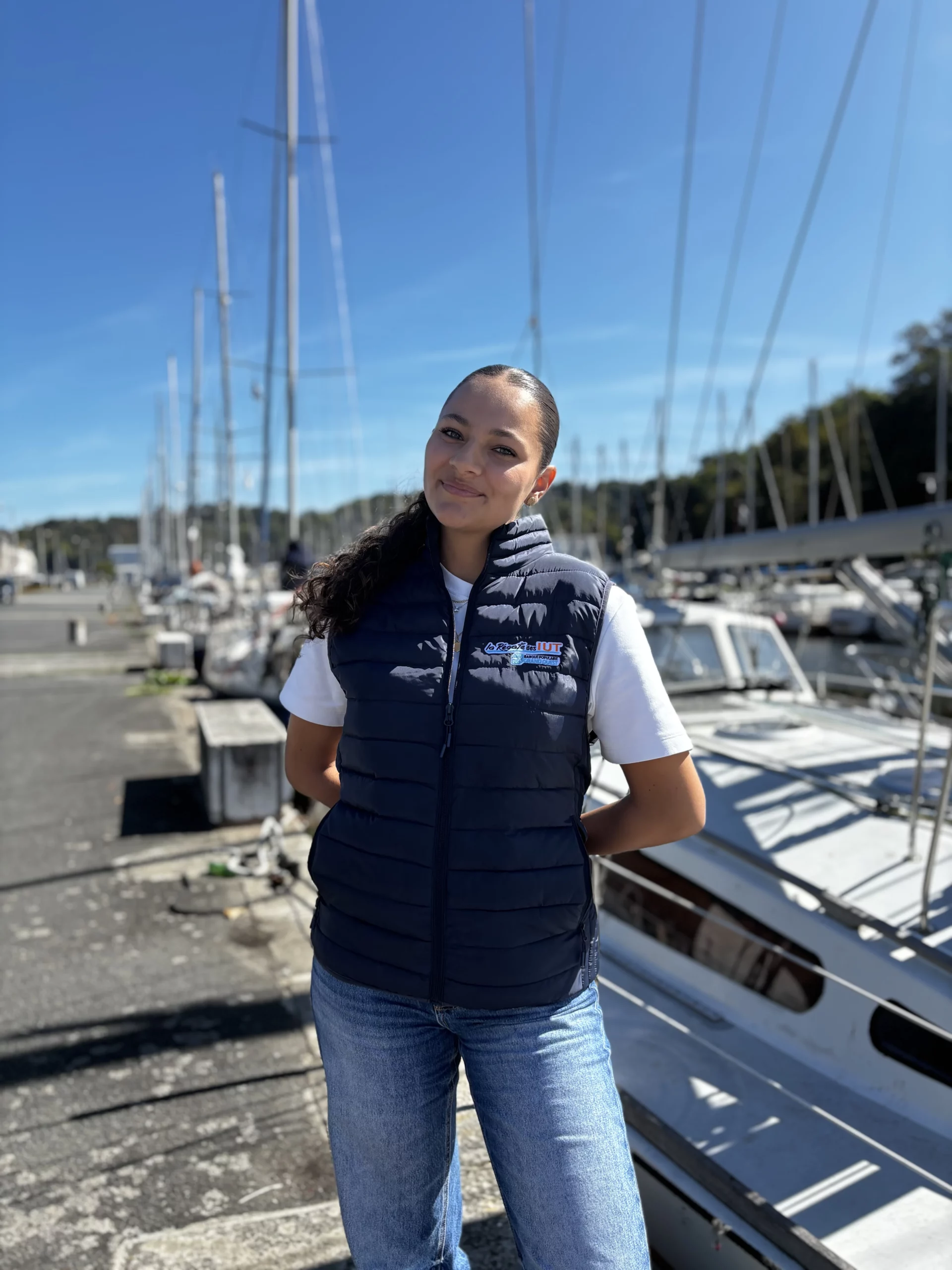 Lola Bazin, responsable du village de la Régate des IUT 2027